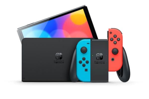 Nintendo Switch console and controller